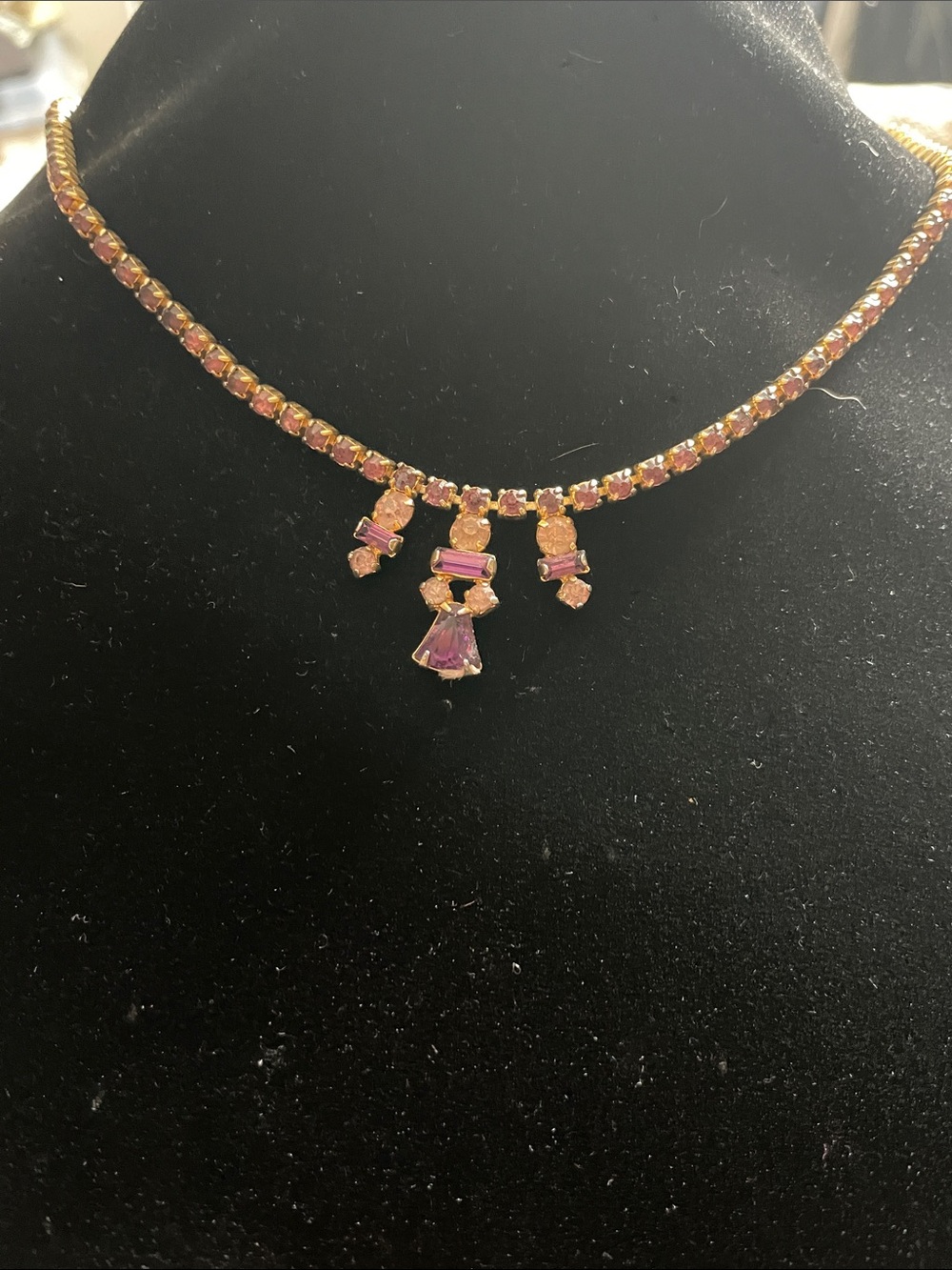 Allain vintage necklace signed mid century European